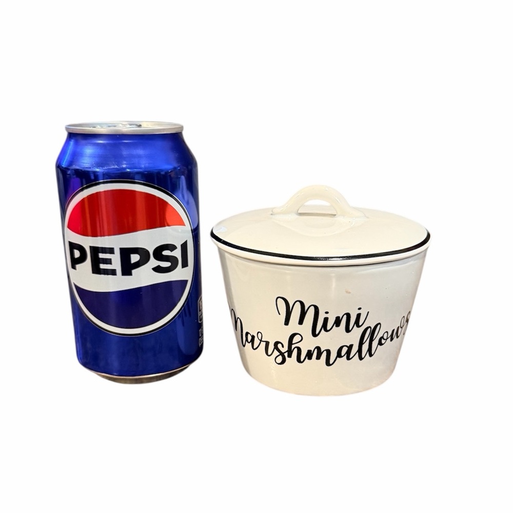 Adorable Mini Marshmallows Ceramic Canister/Storage Container - Picture 5 of 6